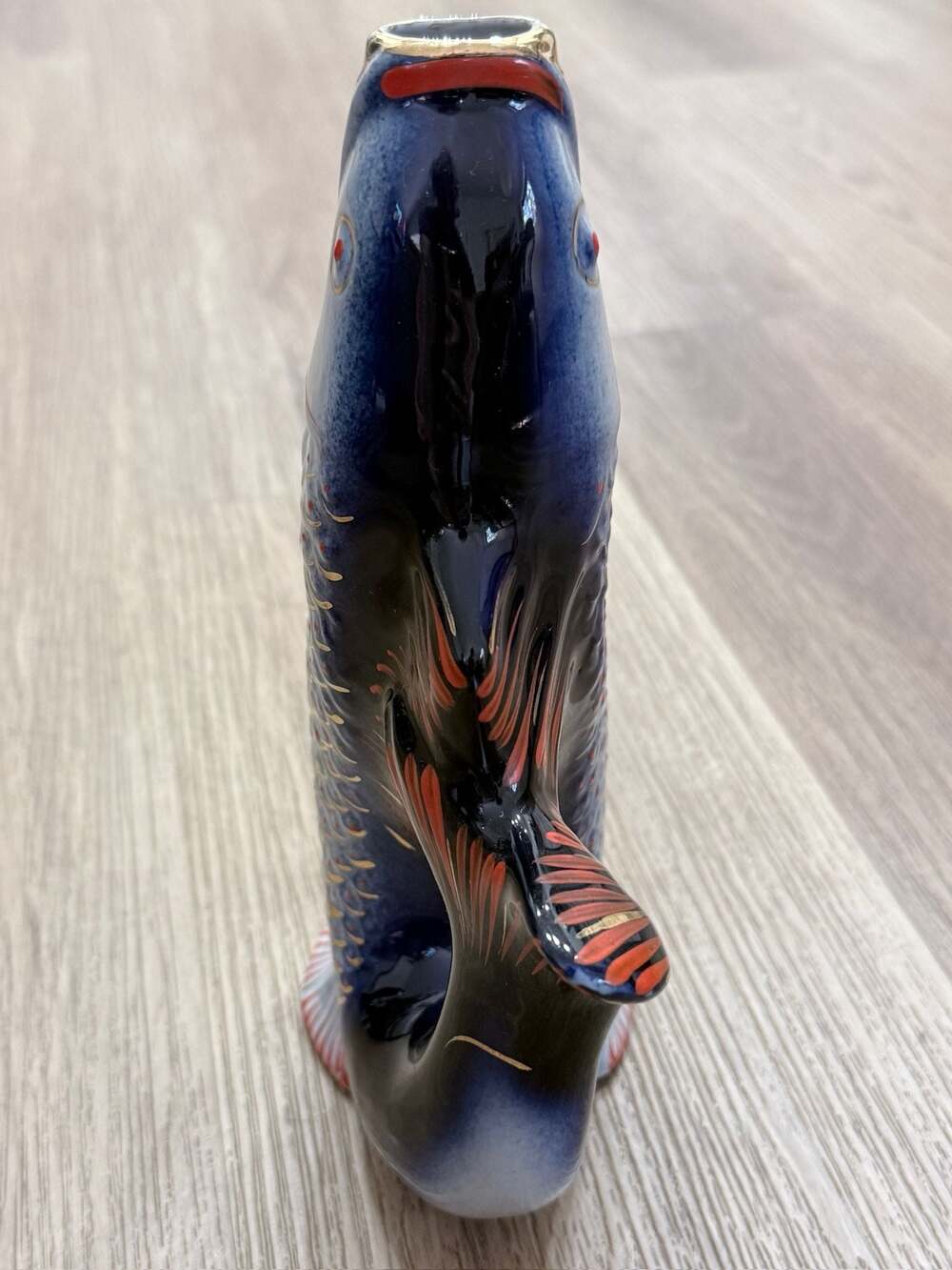 Vintage Soviet Porcelain Fish Decanter - Picture 4 of 8